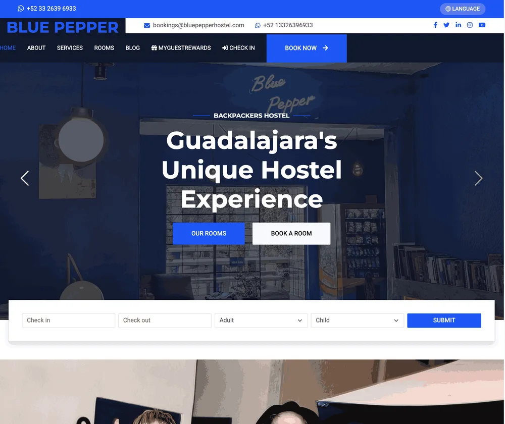 BluePepperHostel.com